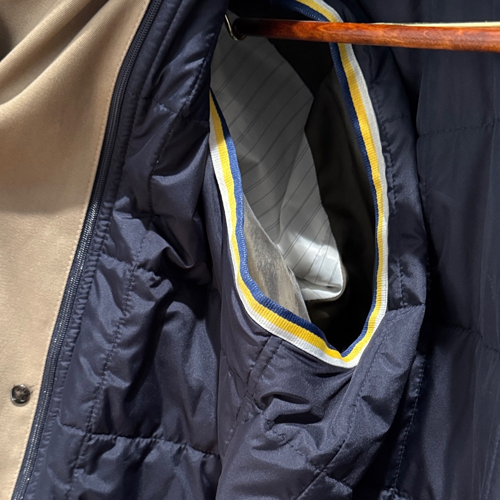 Banana Republic Men’s Tan Double-Breasted Trench Coat - Picture 11 of 11